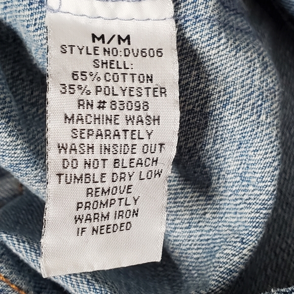 Ci Sono Girls Denim Vest Size M - Picture 6 of 6